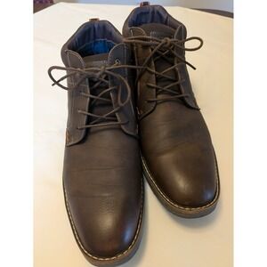 Nunn Bush Plain Toe Chukka Ankle Boot Brown  size 11 1/2 Me3dium